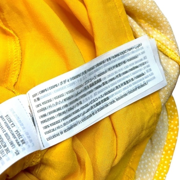 Abercrombie & Fitch Dot Short Sleeve Surplice Faux Wrap Romper - Picture 12 of 14